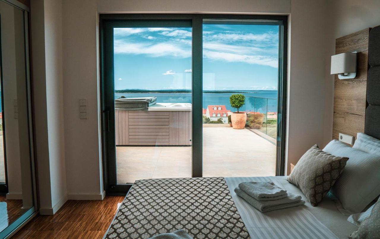 Luxury Apartments White Villa Violeta Mandre Ngoại thất bức ảnh