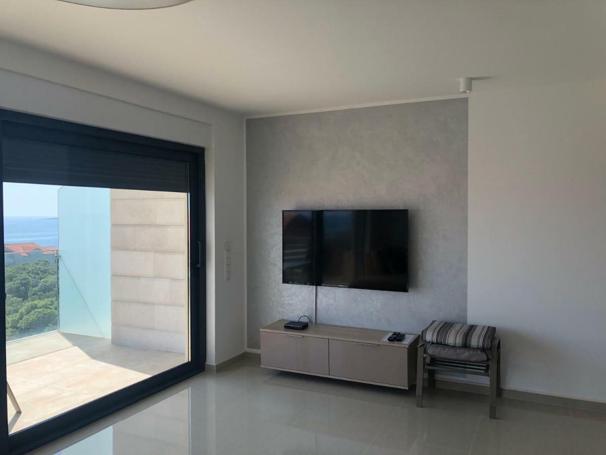 Luxury Apartments White Villa Violeta Mandre Ngoại thất bức ảnh